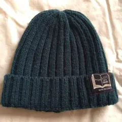 ダークグリーン ニット帽 タグ付き