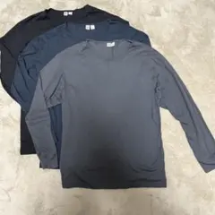 UNIQLO U ロンT ３枚セット　L サイズ　ユニクロユー