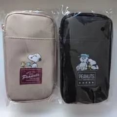 C.PEANUTS スヌーピー スマホショルダーバッグ 2色セット