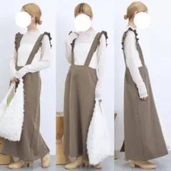 現行完売色☓定価以下♥Ol番人気色♡SM2♥淡色☓フリル紐♡ナロースカート