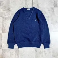 週末セール！Arnold Palmer 90s Vネック ニット ネイビー 美品