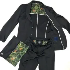 美品　ジーステージ　セットアップスーツ　洗えるスーツ　トラベルスーツ　ケース付き