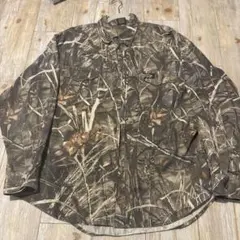 カモフラージュ長袖シャツ