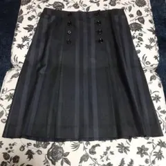 Burberry ◇可愛い台形プリーツスカート ◇メガチェック柄