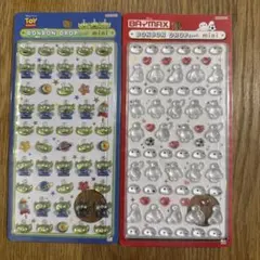 正規品 ディズニー ボンボンドロップシールミニ リトルグリーンメン ベイマックス