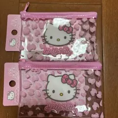 HELLO KITTY 헬로 키티 ラメポーチ2点セット