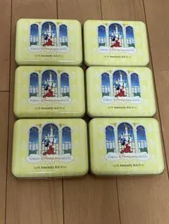 ディズニーホテル　アメニティ缶　6個セット