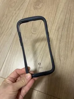 iFace navy ハードケース クリアバック