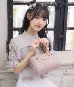 ROJITA ハートキルティングチェーンBAG ピンクのサムネイル