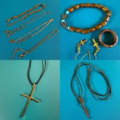 メンズアクセサリー 9点セット　ゴールドカラー他