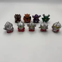 ウルトラマン 指人形 9体まとめ売り B刻印あり キング ジョーニアス ソフビ
