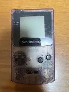 ゲームボーイカラー クリアパープル　ジャンク品