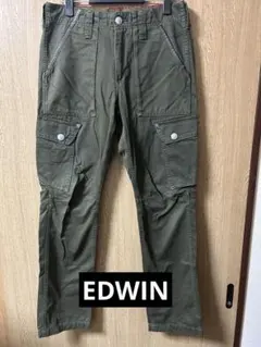 EDWIN New Vintage カーゴパンツ エドウィン　オリーブのサムネイル