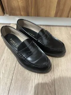 HARUTA ブラック ローファー　24.5cm