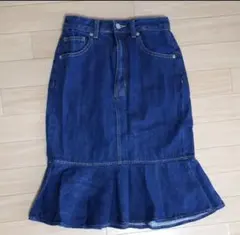 GU マーメイドデニムスカート