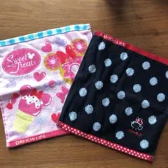 ミニーちゃん　ハンドタオル