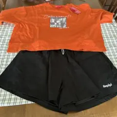 repipi armario 新品　 Tシャツ &キュロットパンツ　150のサムネイル