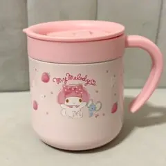 마이멜로디 뚜껑 부착 진공 스테인레스 스틸 머그 컵
