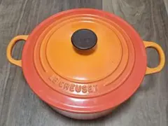 早い者勝ち！新品未使用！ル・クルーゼ　オレンジ　ココットロンドン22センチ 早い者勝ち！新品未使用！ル・クルーゼ オレンジ ココット