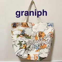 graniph グラニフ　キャンバストートバッグ 大容量　グラフィックのサムネイル