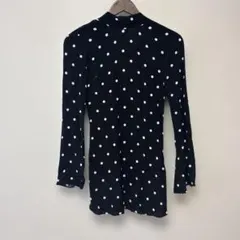 H&M 水玉 長袖シャツ