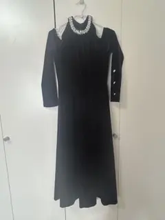 ロングドレス　黒　ブラック