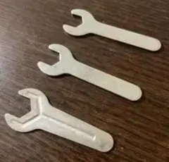 プラスチック製片口スパナ3本セット