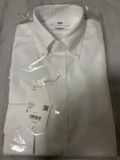 【新品未開封】ユニクロ スーパーノンアイロンスリムフィットシャツ ボタンダウン