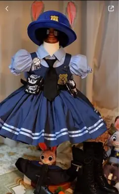 ズートピアのウサギをイメージしたコスチューム　新品未使用 90cm