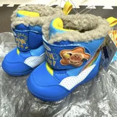 【新品】ムーンスター アンパンマン スノーブーツ 12.5cm ブルー