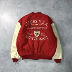 【Hysteric】 スタジャン アワードジャケット サイズ40 USA製 牛革 Hysteric スタジャン アワードジャケット サイズ40 USA製 牛革袖