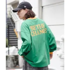 BE THE CHANGE 長袖トレーナー
