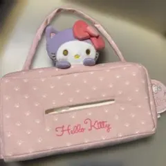 Hello Kitty ティッシュボックスカバー 猫耳付き