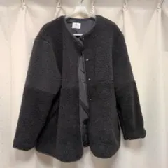 グレー フリースジャケット