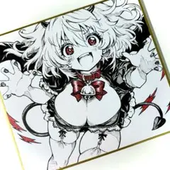 オリジナル 手描きイラスト アナログ 色紙