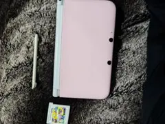 ニンテンドー3DS LL ピンク 本体とスタイラスペン付き
