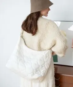 WEGO BIGパデッドワンショルダー ハートキルティング