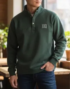 新品　ハワイ大 エンブレム付　メンズ スウェット