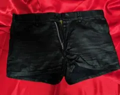 alice auaa　合皮短パン　ジャンク品