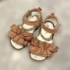 【futafuta】サンダル 」【16cm】 スモーキーピンクのサムネイル