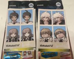 ダンガンロンパ 日向創 七海千秋 狛枝凪斗 詐欺師 証明写真風ステッカー