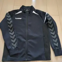 hummel　ヒュンメル　ジャージトップス　M ネイビー✕黒