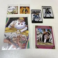 ワンピースタワー5周年ステッカー原作扉絵ロー&コラソン＊4周年シール他ローセット