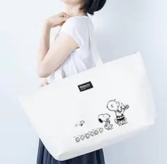 【未使用】cookpad plus スヌーピー 超BIGなキャンバストートバッグ