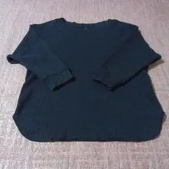 UNIQLO ワッフル素材 七分袖 トップス S
