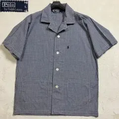 美品 Polo by Ralph Lauren オープンカラーシャツ チェックのサムネイル