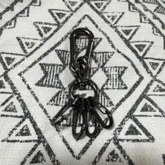 ガンメタ 4連 カラビナ キーホルダー HUF アメカジ 古着 ヴィンテージ