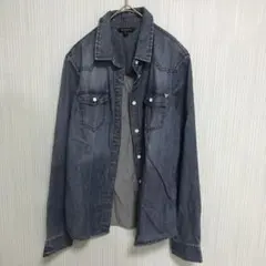 GUESS デニム　シャツ　ブラウス　XS