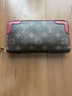 Louis Vuitton モノグラム 長財布 ブラウン/レッド