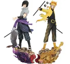NARUTO 仙人ナルト 呪印サスケ 共鳴セット GKフィギュア 全高約42cm NARUTO 仙人ナルト 呪印サスケ 共鳴セット GKフィギュア 全高約42cm